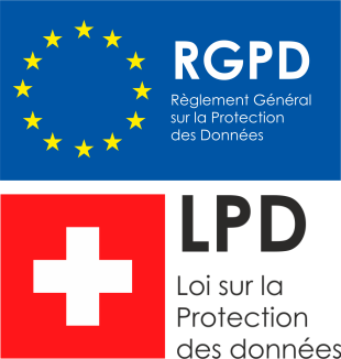 Logos RGPD et LPD